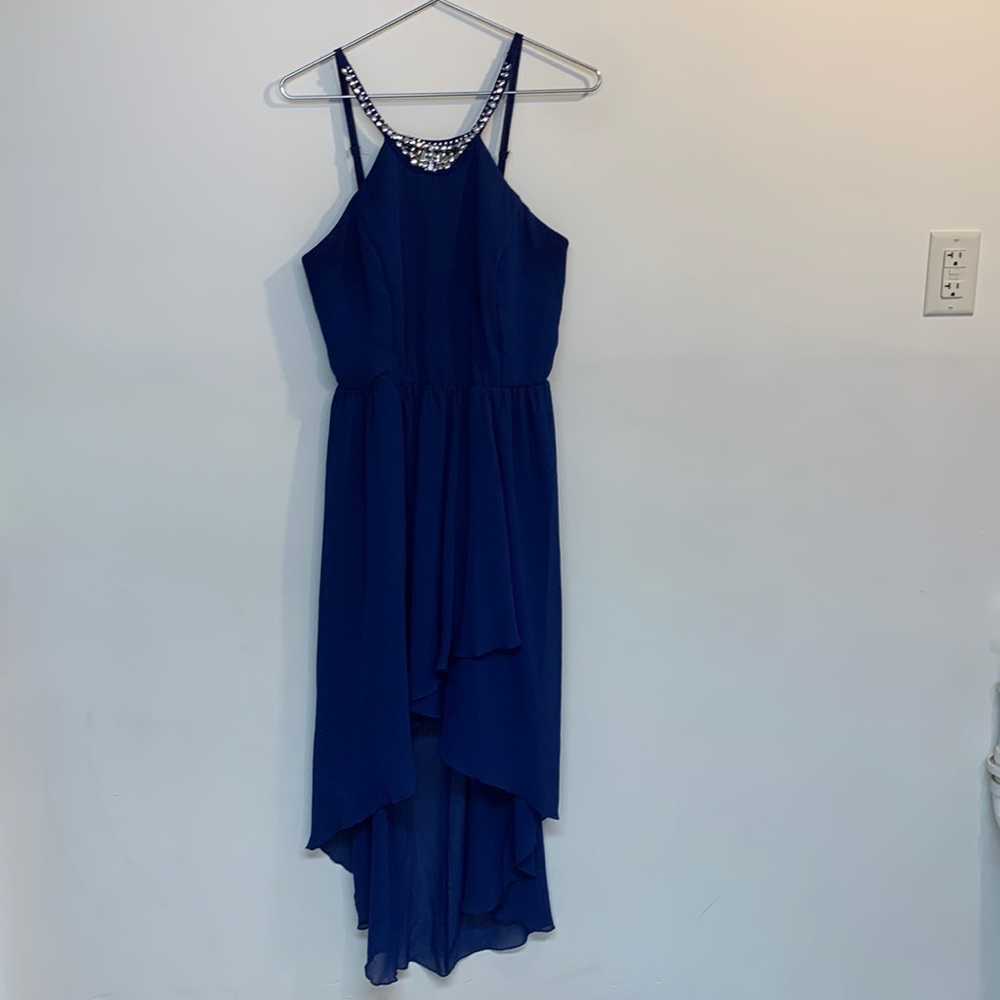 BCX brand formal dress size 13 royal blue color built in boning